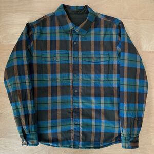 Cotopaxi Shirt Jacket Medium Multicolor Checkered Reversible Lined Workwear